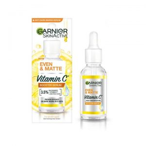 Garnier Even & Matte Vitamin C Booster Serum, Anti-Dark Marks Efficacy From Day 6 ** - Gidd Pharmacy